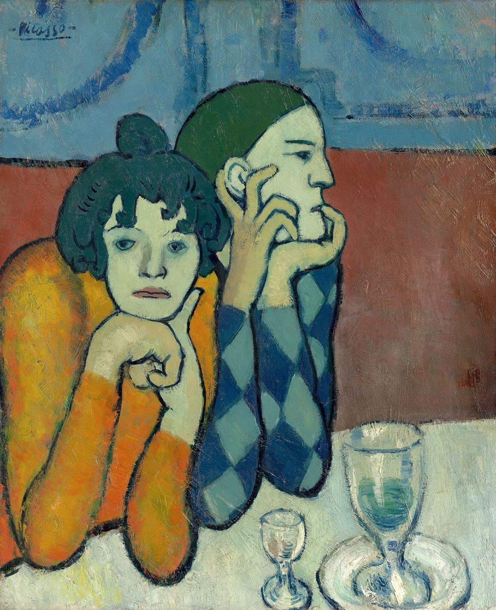 picasso_two_saltimbanques_postcard_1